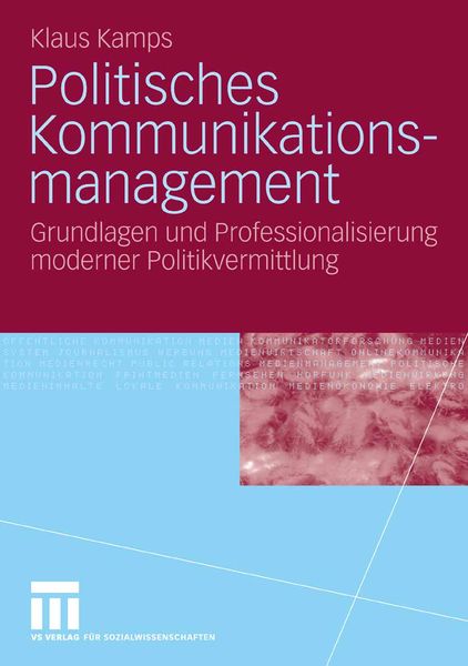 Produktbild: Politisches Kommunikationsmanagement