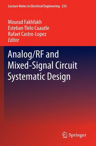 Produktbild: Analog/RF and Mixed-Signal Circuit Systematic Design