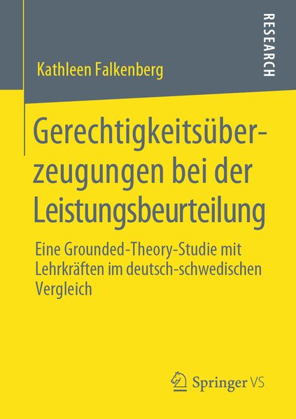Produktbild: Gerechtigkeits&uuml;berzeugungen bei der Leistungsbeurteilung