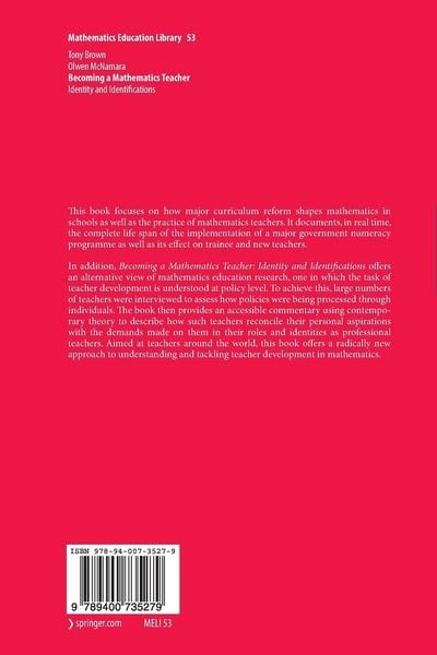Produktbild: Becoming a Mathematics Teacher