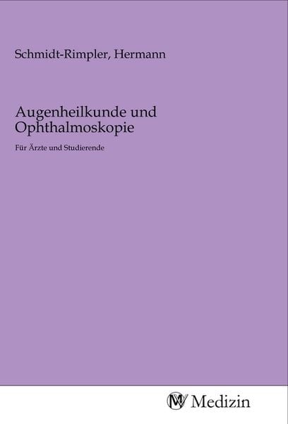 Produktbild: Augenheilkunde und Ophthalmoskopie
