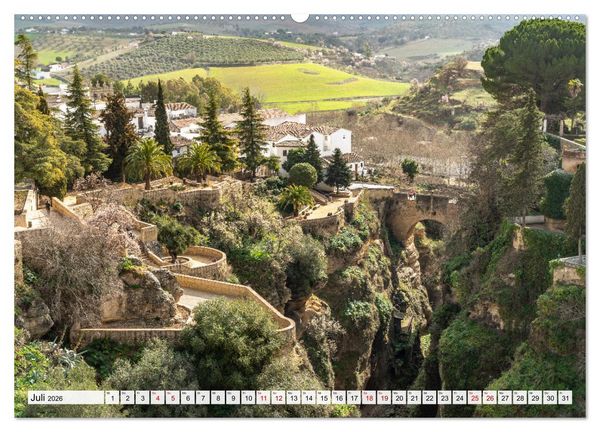 Produktbild: Andalusien - Ronda (hochwertiger Premium Wandkalender 2026 DIN A2 quer), Kunstdruck in Hochglanz
