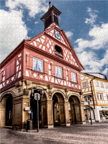 Produktbild: CALVENDO Puzzle Waiblingen Marktplatz 1000 Teile Lege-Gr&ouml;&szlig;e 48 x 64 cm Foto-Puzzle Bild von Horst Eisele