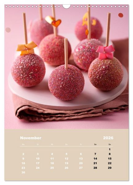 Produktbild: S&uuml;&szlig;e Vielfalt &ndash; Monat f&uuml;r Monat (Wandkalender 2026 DIN A3 hoch), CALVENDO Monatskalender