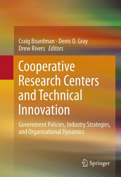 Produktbild: Cooperative Research Centers and Technical Innovation
