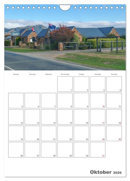 Produktbild: Neuseeland &ndash; Unterwegs auf Traumstra&szlig;en der S&uuml;dinsel (Wandkalender 2026 DIN A4 hoch), CALVENDO Monatskalender