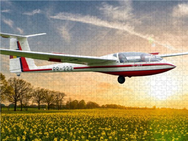 Produktbild: CALVENDO Puzzle Segelflug 1000 Teile Lege-Gr&ouml;&szlig;e 64 x 48 cm Foto-Puzzle Bild von Peter Roder