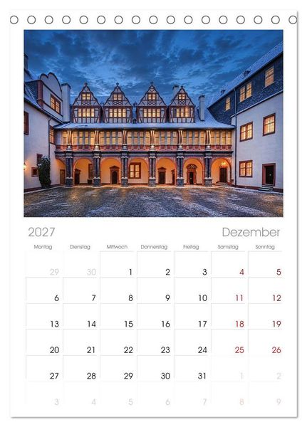 Produktbild: Tischplaner 2027 - Glanzvolles Weilburg (A5 Tischkalender zum Aufstellen) CALVENDO