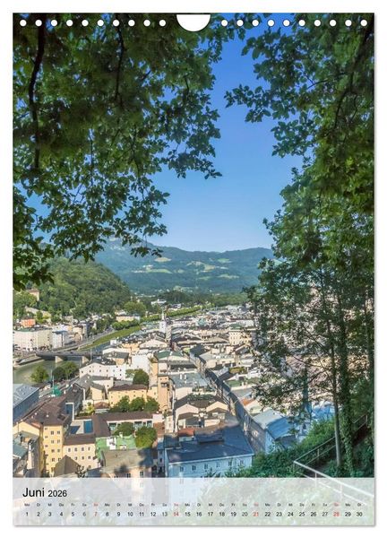 Produktbild: SALZBURG Grandiose Ausblicke (Wandkalender 2026 DIN A4 hoch), CALVENDO Monatskalender