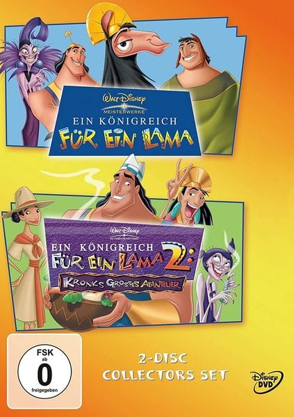 Produktbild: Ein K&ouml;nigreich f&uuml;r ein Lama 1+2 [2 DVDs]