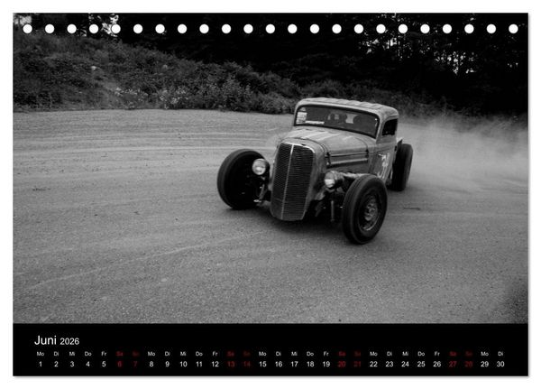 Produktbild: Dirt Track Races (Tischkalender 2026 DIN A5 quer), CALVENDO Monatskalender