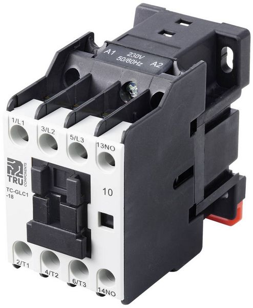 Produktbild: TRU COMPONENTS TC-GLC1-18 230V Sch&uuml;tz 3 Schlie&szlig;er 7.5kW 230 V/AC 18A 1St.