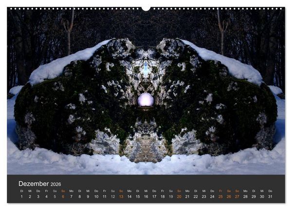 Produktbild: Spiegelwelten - Im Reich der Naturwesen (Wandkalender 2026 DIN A2 quer), CALVENDO Monatskalender