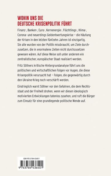 Produktbild: Krise als Mittel zur Macht