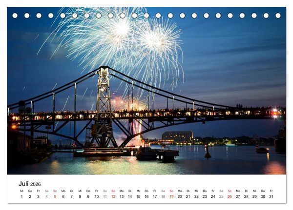 Produktbild: Maritime Impressionen Wilhelmshaven (Tischkalender 2026 DIN A5 quer), CALVENDO Monatskalender