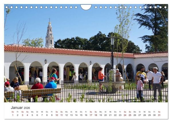 Produktbild: Fatima: Ein Besuch in Portugals heiligem Herz (Wandkalender 2026 DIN A4 quer), CALVENDO Monatskalender