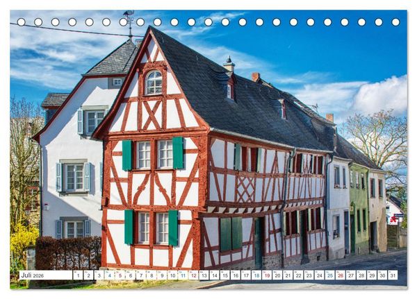 Produktbild: M&uuml;nstermaifeld - Stadt mit Herz und Geschichte (Tischkalender 2026 DIN A5 quer), CALVENDO Monatskalender