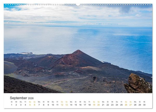 Produktbild: La Palma - Isla Bonita - Landschaften der Kanarischen Insel (hochwertiger Premium Wandkalender 2026 DIN A2 quer), Kunstdruck in Hochglanz