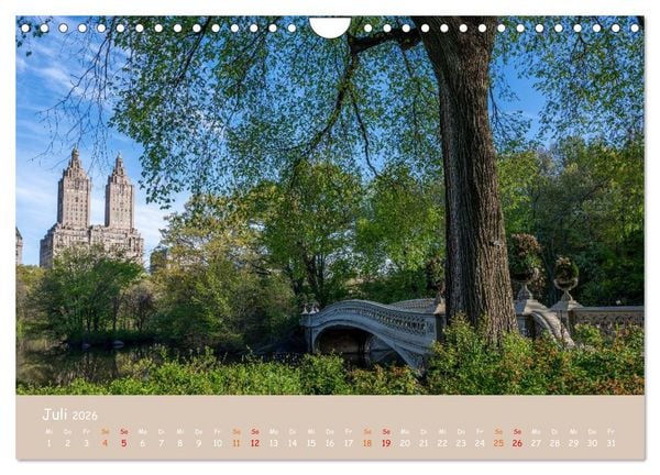 Produktbild: City Lights &ndash; New York im Fokus (Wandkalender 2026 DIN A4 quer), CALVENDO Monatskalender