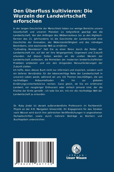 Produktbild: Den &Uuml;berfluss kultivieren: Die Wurzeln der Landwirtschaft erforschen