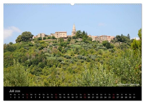 Produktbild: ISTRIEN - Die Perle Kroatiens (Wandkalender 2026 DIN A2 quer), CALVENDO Monatskalender