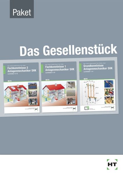 Produktbild: Paketangebot Das Gesellenst&uuml;ck. Anlagenmechaniker SHK Lernfelder 1-15