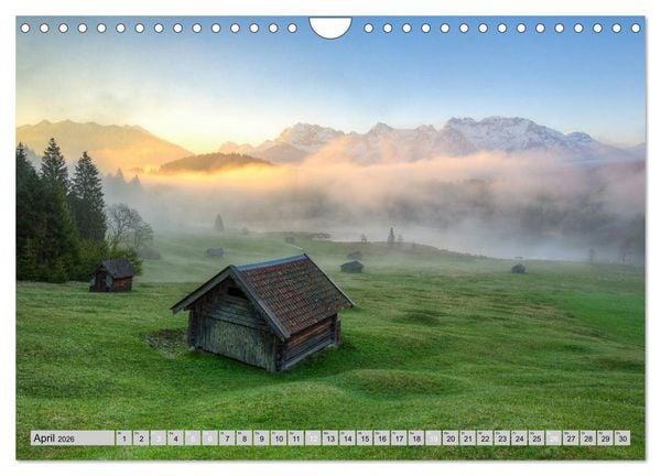 Produktbild: Wundersch&ouml;nes Bayern (Wandkalender 2026 DIN A4 quer), CALVENDO Monatskalender