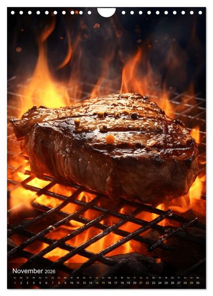 Produktbild: Meat Lovers - K&ouml;stliche Grill Abenteuer (Wandkalender 2026 DIN A4 hoch), CALVENDO Monatskalender