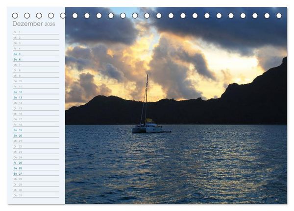 Produktbild: Katamaran-Tour (Tischkalender 2026 DIN A5 quer), CALVENDO Monatskalender