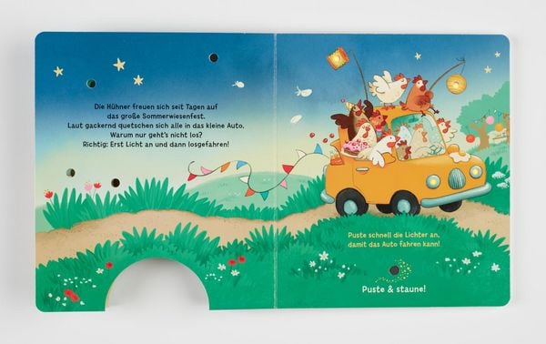Produktbild: Mein Puste-Licht-Buch: Licht an &ndash; losgefahren!