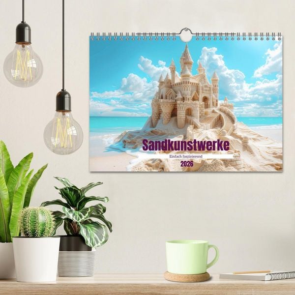 Produktbild: Sandkunstwerke - Einfach faszinierend (Wandkalender 2026 DIN A4 quer), CALVENDO Monatskalender