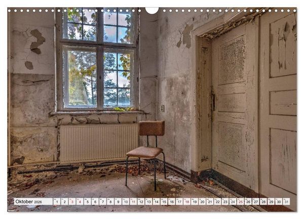 Produktbild: Heilst&auml;tten - verlassen und vergessen (Wandkalender 2026 DIN A3 quer), CALVENDO Monatskalender