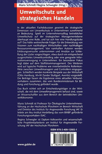 Produktbild: Umweltschutz und strategisches Handeln