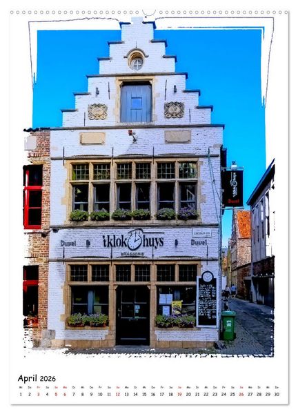 Produktbild: Gent Flanderns Perle (Wandkalender 2026 DIN A2 hoch), CALVENDO Monatskalender