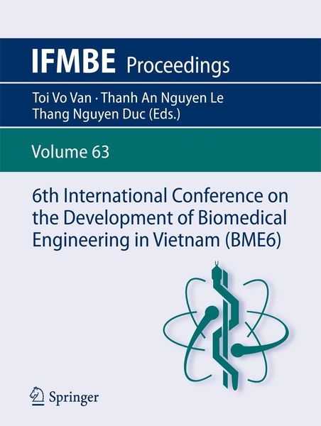 Produktbild: 6th International Conference on the Development of Biomedical Engineering in Vietnam (BME6)