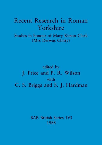 Produktbild: Recent Research in Roman Yorkshire