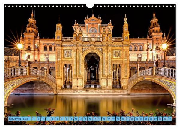 Produktbild: Andalusien - Spanien (Wandkalender 2026 DIN A3 quer), CALVENDO Monatskalender
