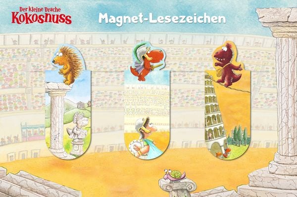 Produktbild: Der kleine Drache Kokosnuss - Magnet-Lesezeichen