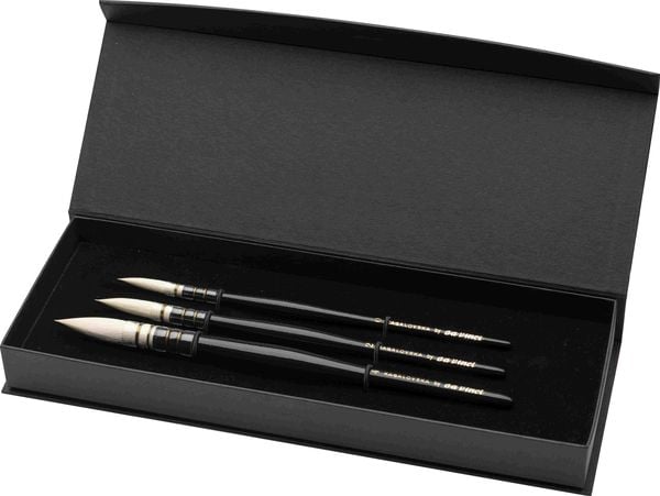 Produktbild: da Vinci Pinselset KAGALOVSKA BY DA VINCI, Serie 11492 Gr. 0+2+4, 3er Set