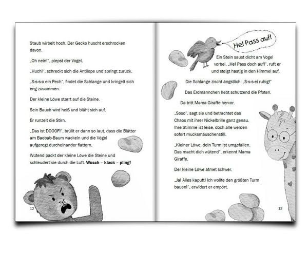 Produktbild: Keine Gewalt in unserer Savanne! Gewaltfreie Kommunikation f&uuml;r Kinder in einer liebevollen Bildergeschichte mit kreativen Ritualen f&uuml;r Familie, Kita und Schule
