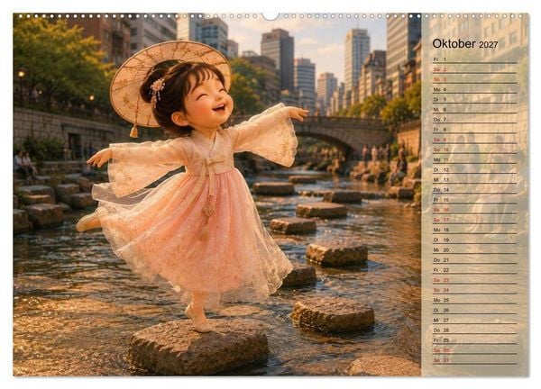 Produktbild: Kleine Tr&auml;ume in Korea (hochwertiger Premium Wandkalender 2027 DIN A2 quer), Kunstdruck in Hochglanz