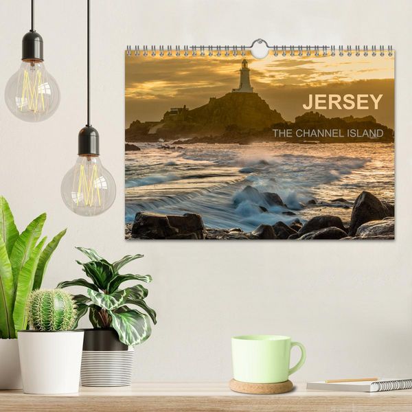 Produktbild: JERSEY THE CHANNEL ISLAND (Wall Calendar 2026 DIN A4 landscape), CALVENDO 12 Month Wall Calendar