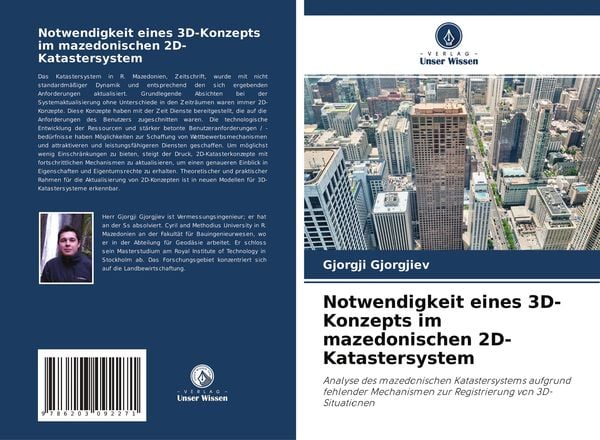 Produktbild: Notwendigkeit eines 3D-Konzepts im mazedonischen 2D-Katastersystem