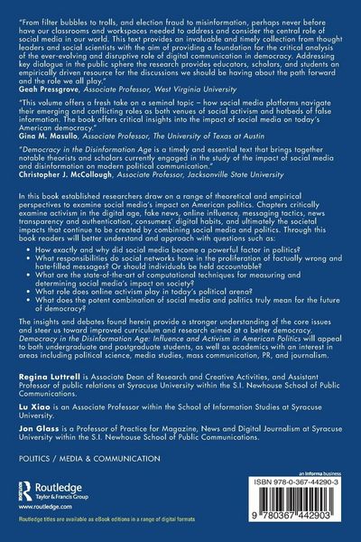 Produktbild: Democracy in the Disinformation Age