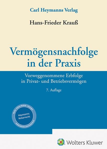 Produktbild: Verm&ouml;gensnachfolge in der Praxis