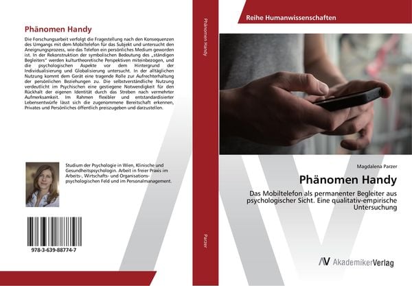 Phänomen Handy, Taschenbuch von Magdalena Parzer, AV Akademikerverlag, 9783639887747