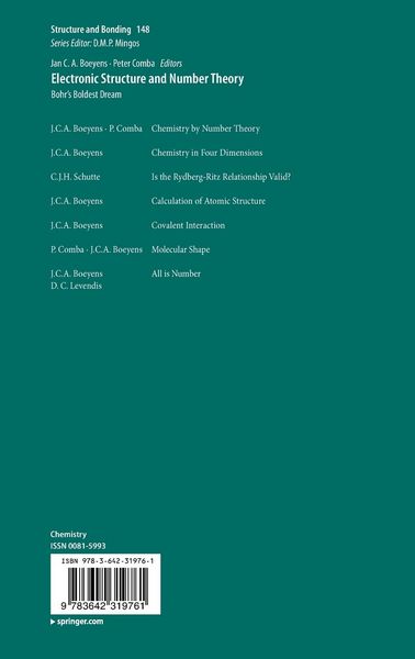 Produktbild: Electronic Structure and Number Theory