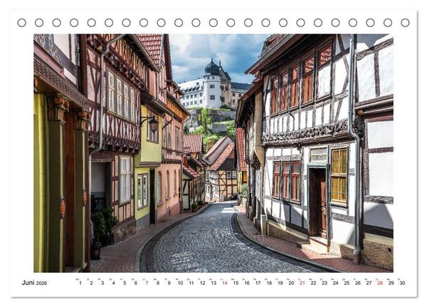 Produktbild: Stolberg im Harz (Tischkalender 2026 DIN A5 quer), CALVENDO Monatskalender
