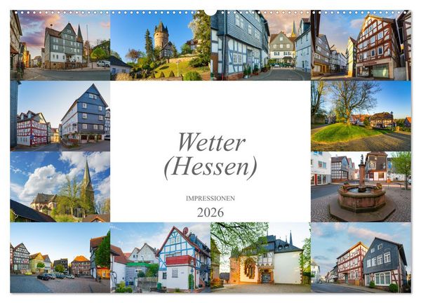 Produktbild: Wetter (Hessen) Impressionen (Wandkalender 2026 DIN A2 quer), CALVENDO Monatskalender