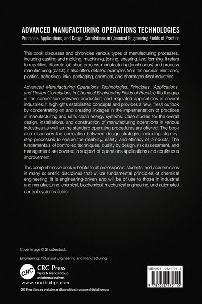 Produktbild: Advanced Manufacturing Operations Technologies